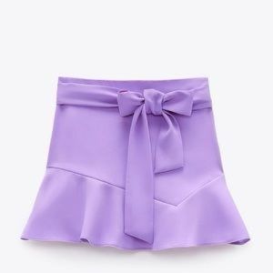 Zara mini lavender skirt